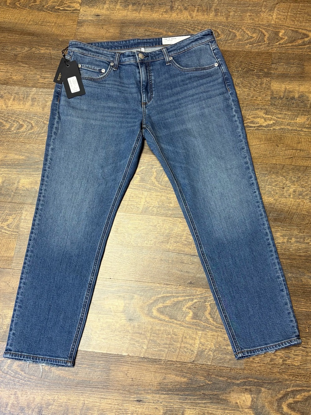 NEW Rag & Bone Dre Low Rise Slim Boyfriend Sz 30 Vintage Stretch Jeans Julienne - Picture 3 of 15